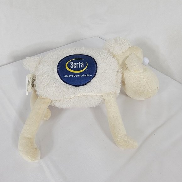 Rare Serta Counting Sheep #1 Plush Sheep Toy Stuffed Animal 8" - Picture 3 of 7